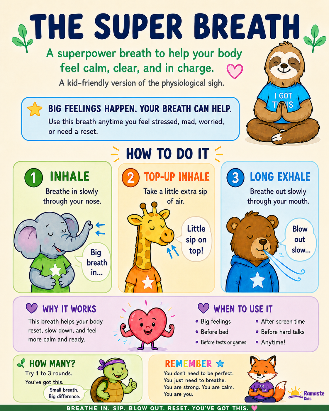 The Super Breath free printable preview